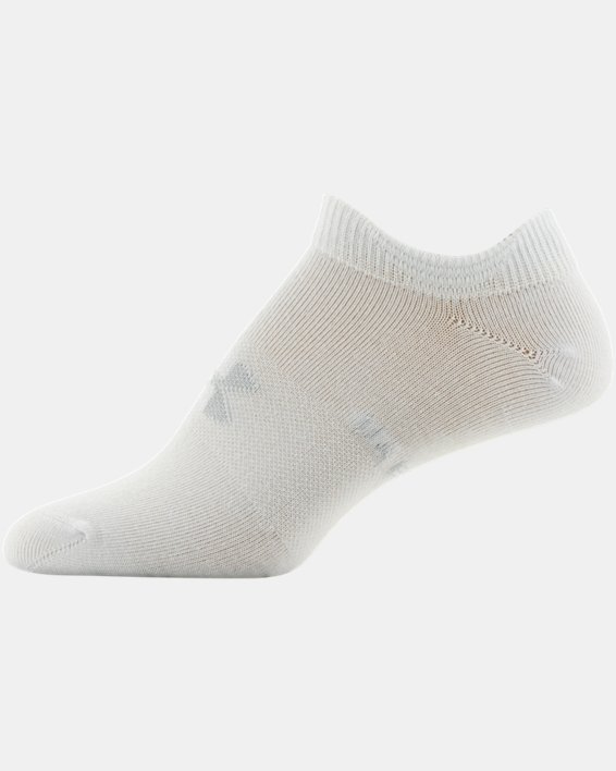 Women's UA Essential No Show – 6-Pack Socks, White, pdpMainDesktop image number 13